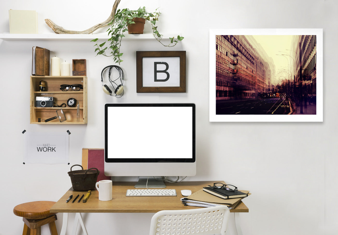London by Ingrid Beddoes Framed Print - Americanflat