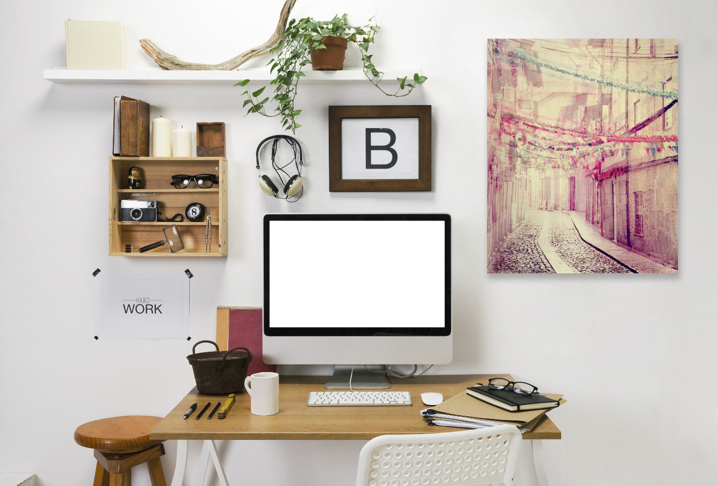 Street Party by Ingrid Beddoes Wrapped Canvas - Wrapped Canvas - Americanflat