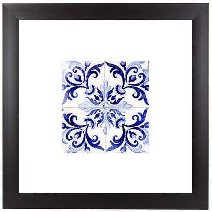 Azulejo Ii by Ingrid Beddoes Framed Print - Americanflat