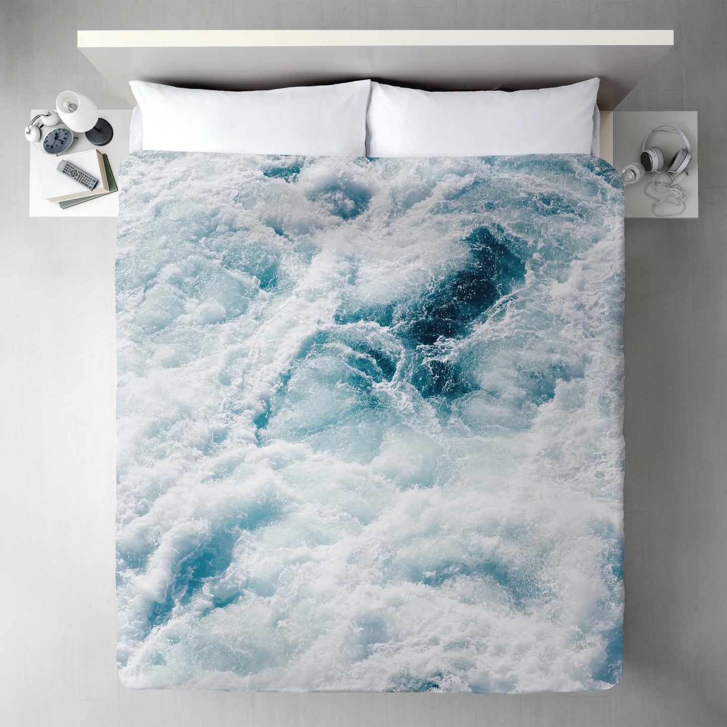Midnight Blue Storm by Ingrid Beddoes Duvet Cover - Americanflat