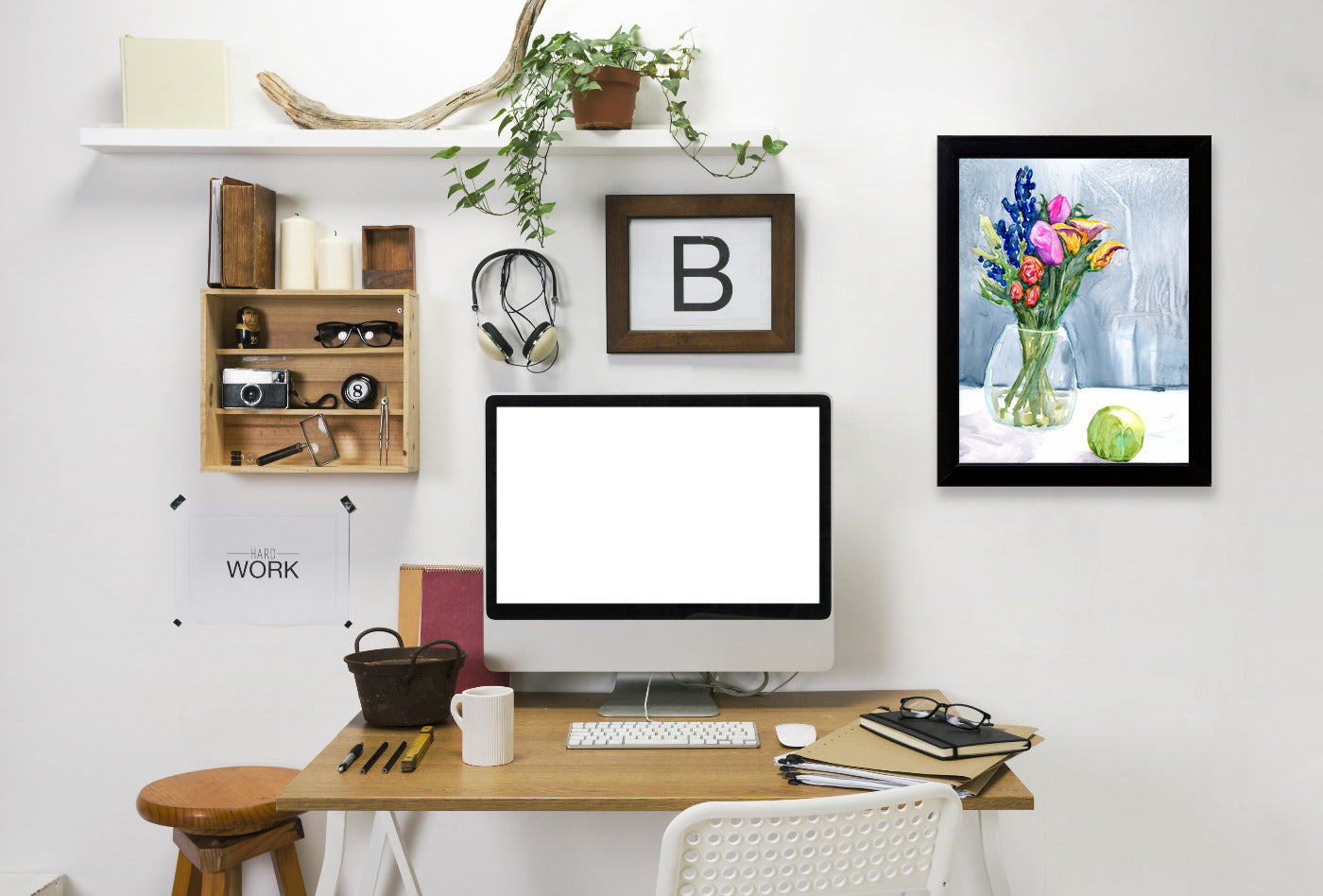 Fresh Flowers by Brazen Design Studio Framed Print - Americanflat