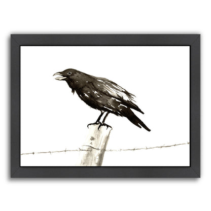 Ravens Call by Brazen Design Studio Framed Print - Americanflat