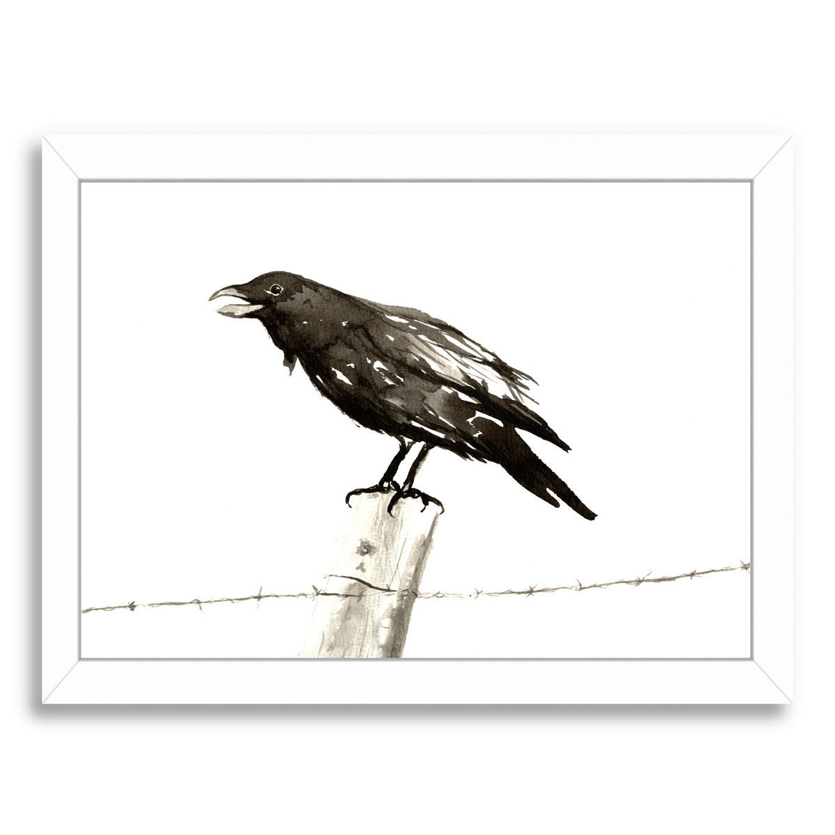 Ravens Call by Brazen Design Studio Framed Print - Americanflat