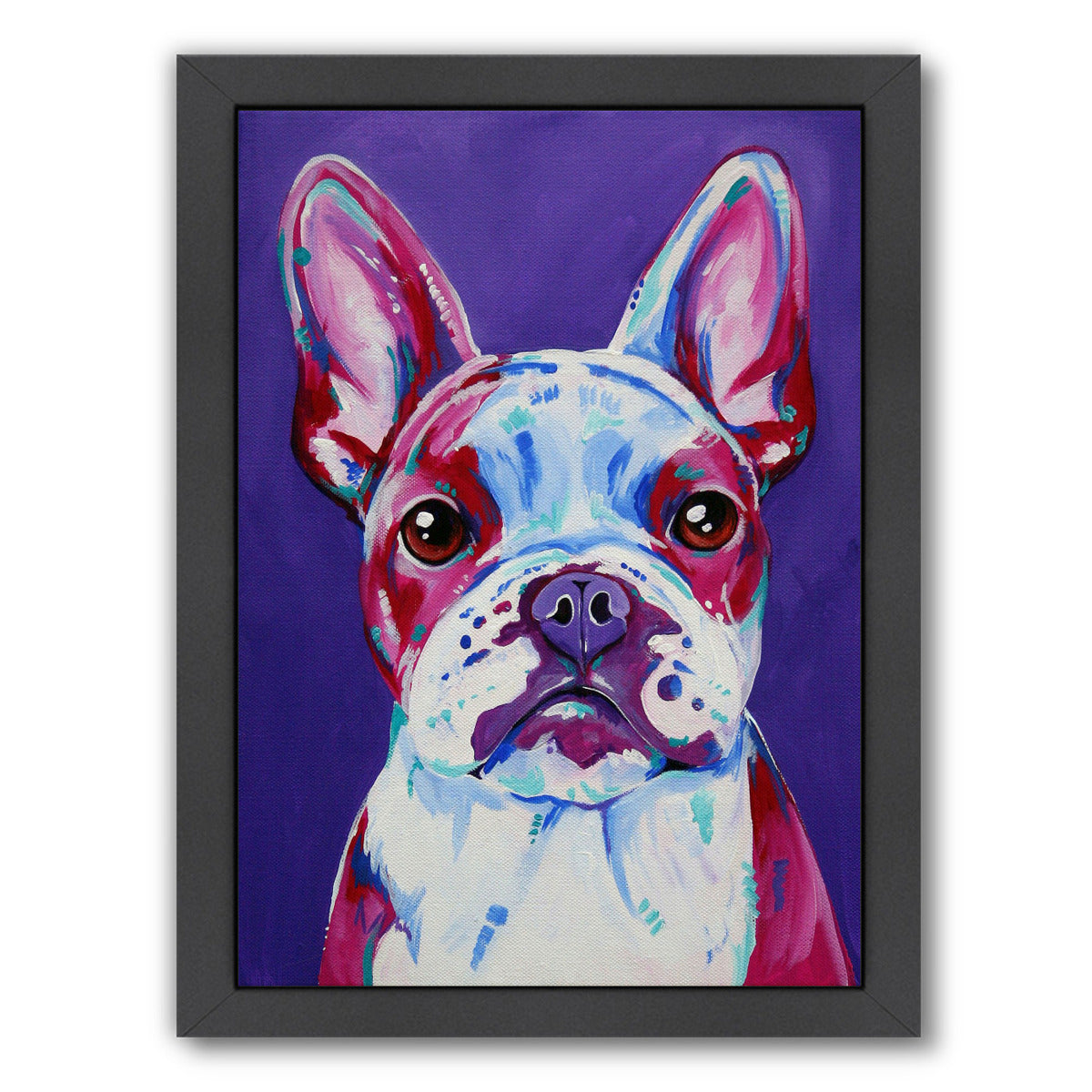 French Bulldog by Eve Izzett Framed Print - Americanflat