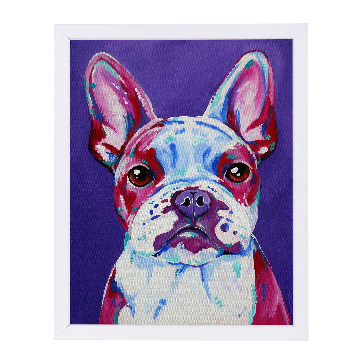 French Bulldog by Eve Izzett Framed Print - Americanflat