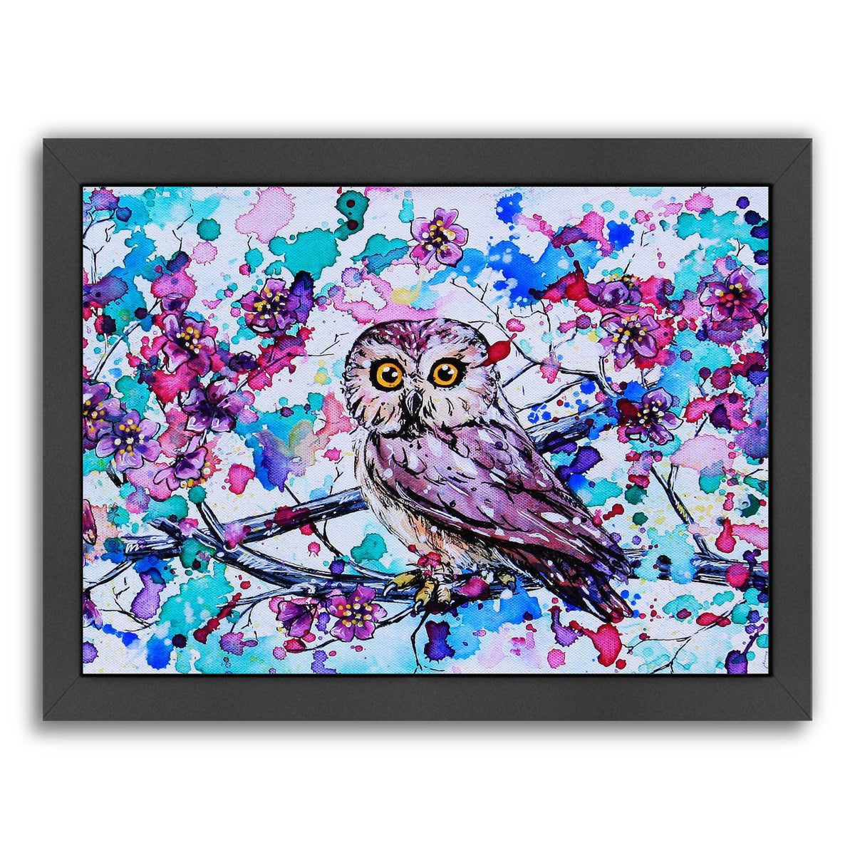 Little Owls 1 by Eve Izzett Framed Print - Americanflat