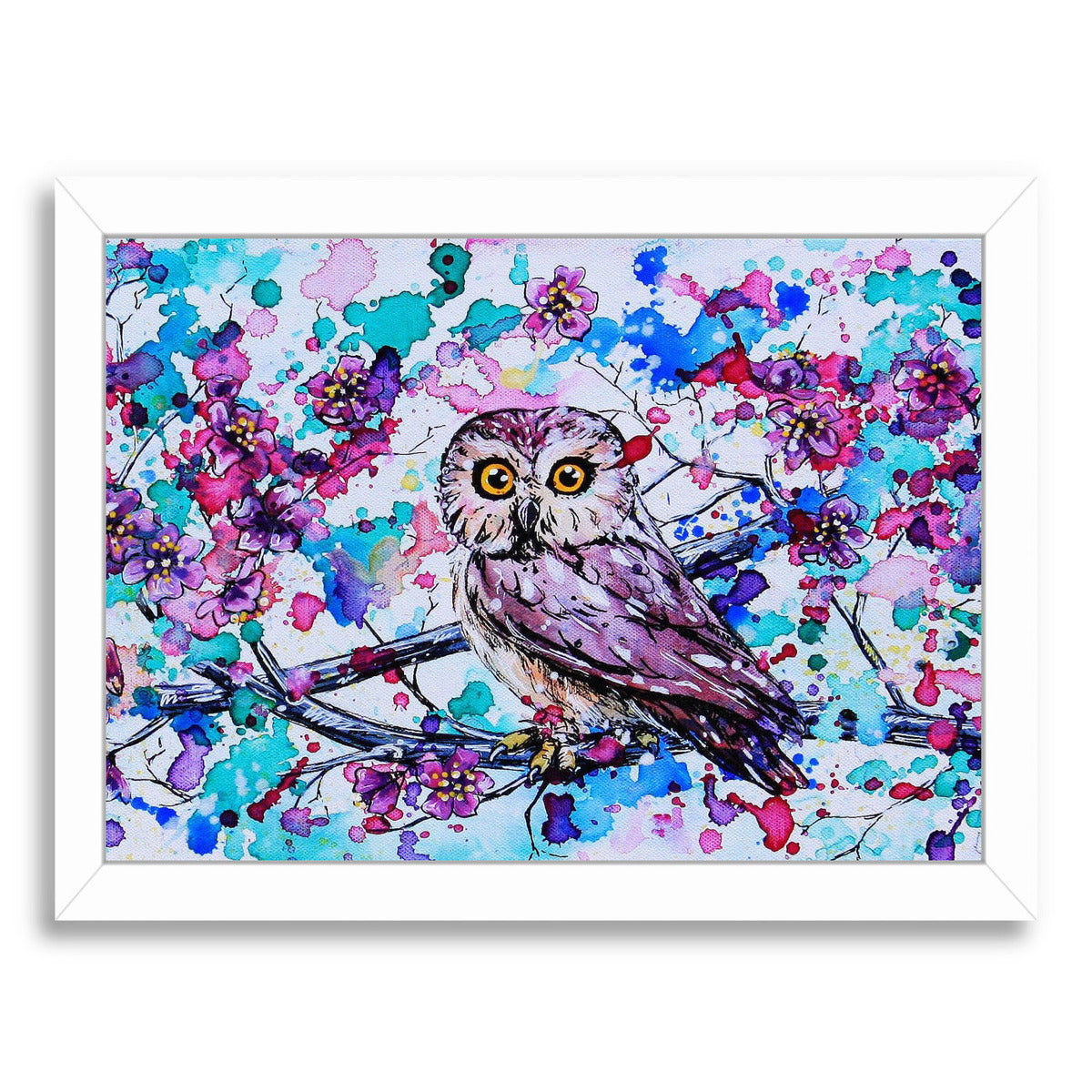 Little Owls 1 by Eve Izzett Framed Print - Americanflat