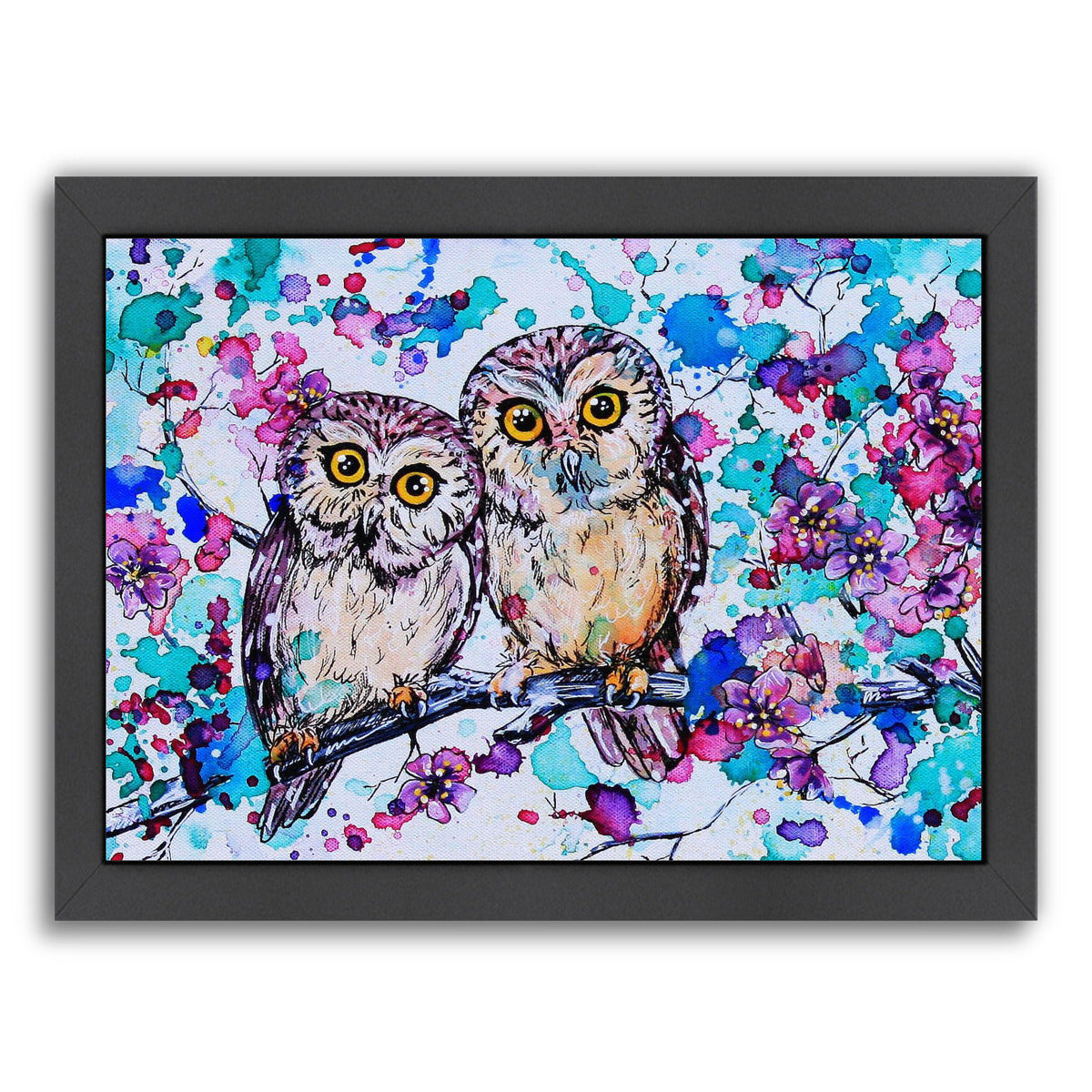 Little Owls 2 by Eve Izzett Framed Print - Americanflat