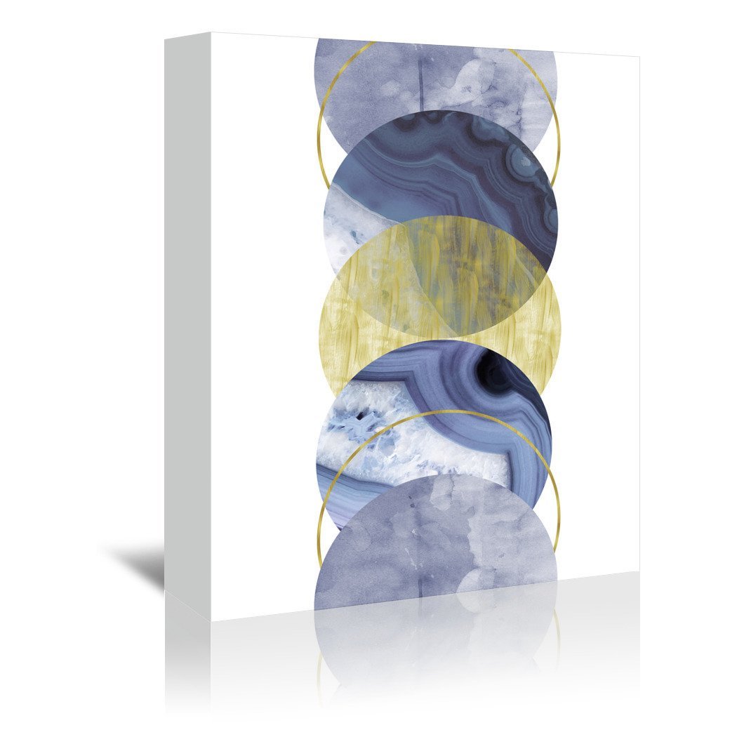 Blue Moonlight by Emanuela Carratoni Wrapped Canvas - Wrapped Canvas - Americanflat