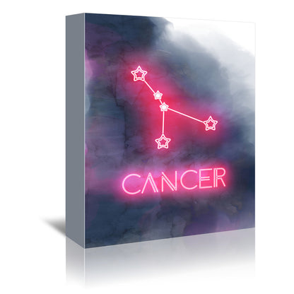 Cancer Zodiac by Emanuela Carratoni Wrapped Canvas - Wrapped Canvas - Americanflat