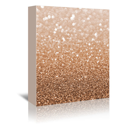 Copper Shiny Texture by Emanuela Carratoni Wrapped Canvas - Wrapped Canvas - Americanflat
