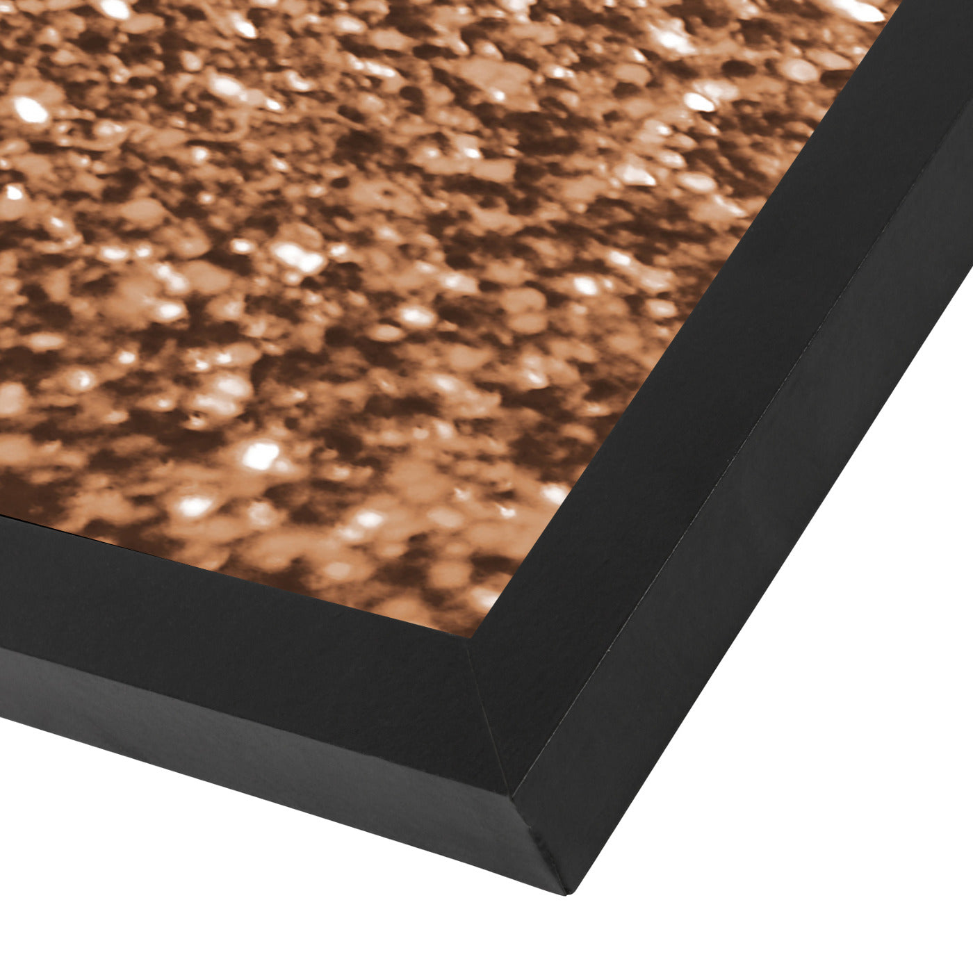 Copper Shiny Texture by Emanuela Carratoni Framed Print - Americanflat