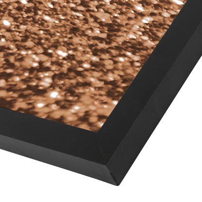Copper Shiny Texture by Emanuela Carratoni Framed Print - Americanflat