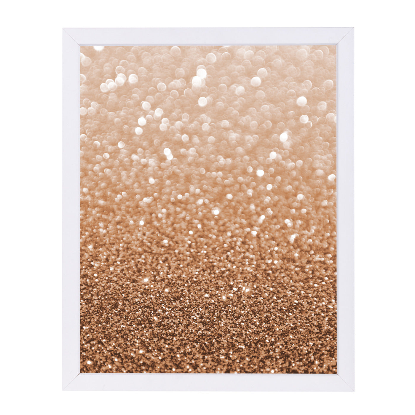 Copper Shiny Texture by Emanuela Carratoni Framed Print - Americanflat