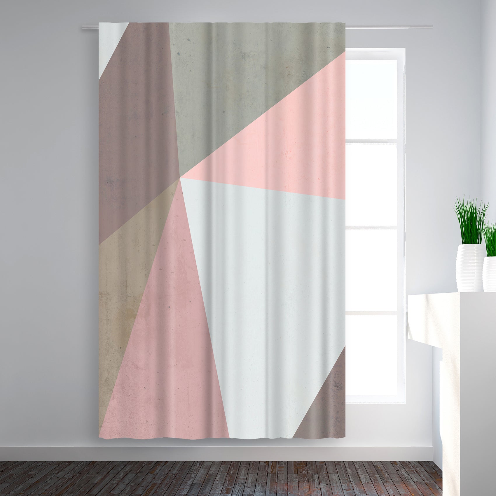 Blackout Curtain Single Panel - Delicate Geometry by Emanuela Carratoni - Blackout Curtains - Americanflat