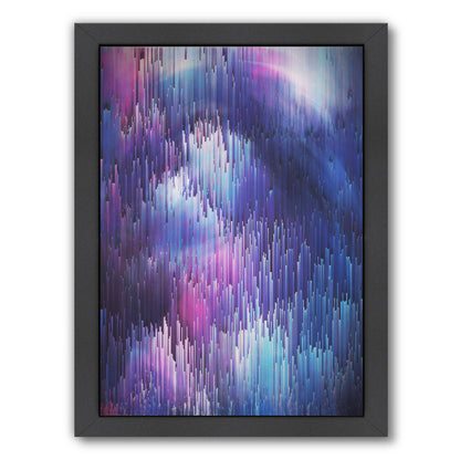 Glitch Galaxy by Emanuela Carratoni Framed Print - Americanflat