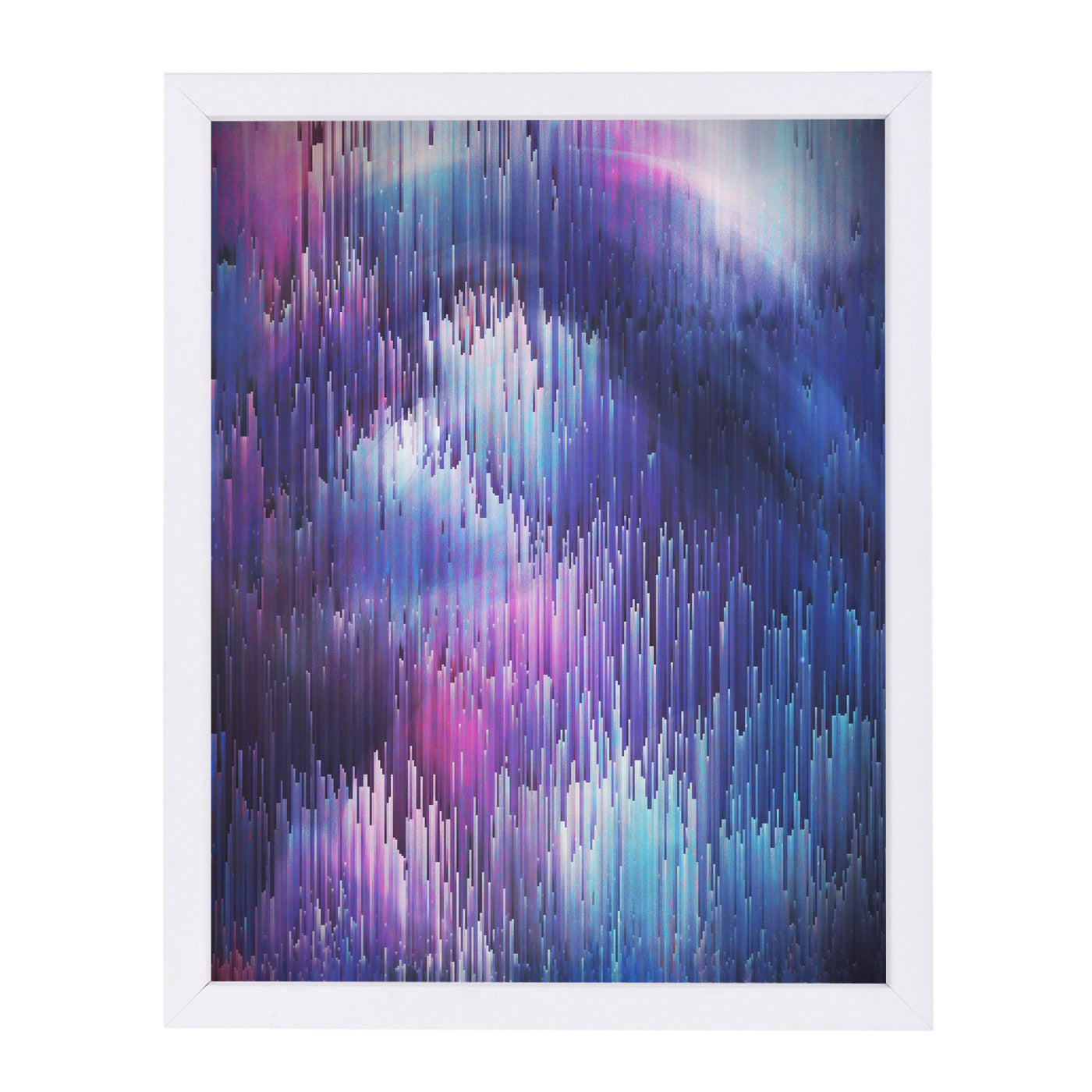Glitch Galaxy by Emanuela Carratoni Framed Print - Americanflat