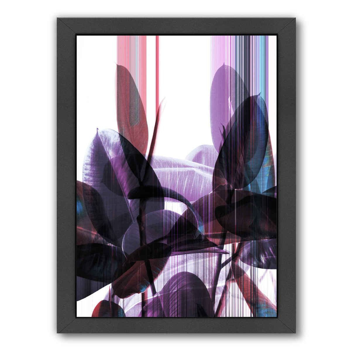 Glitches On Greenery by Emanuela Carratoni Framed Print - Americanflat