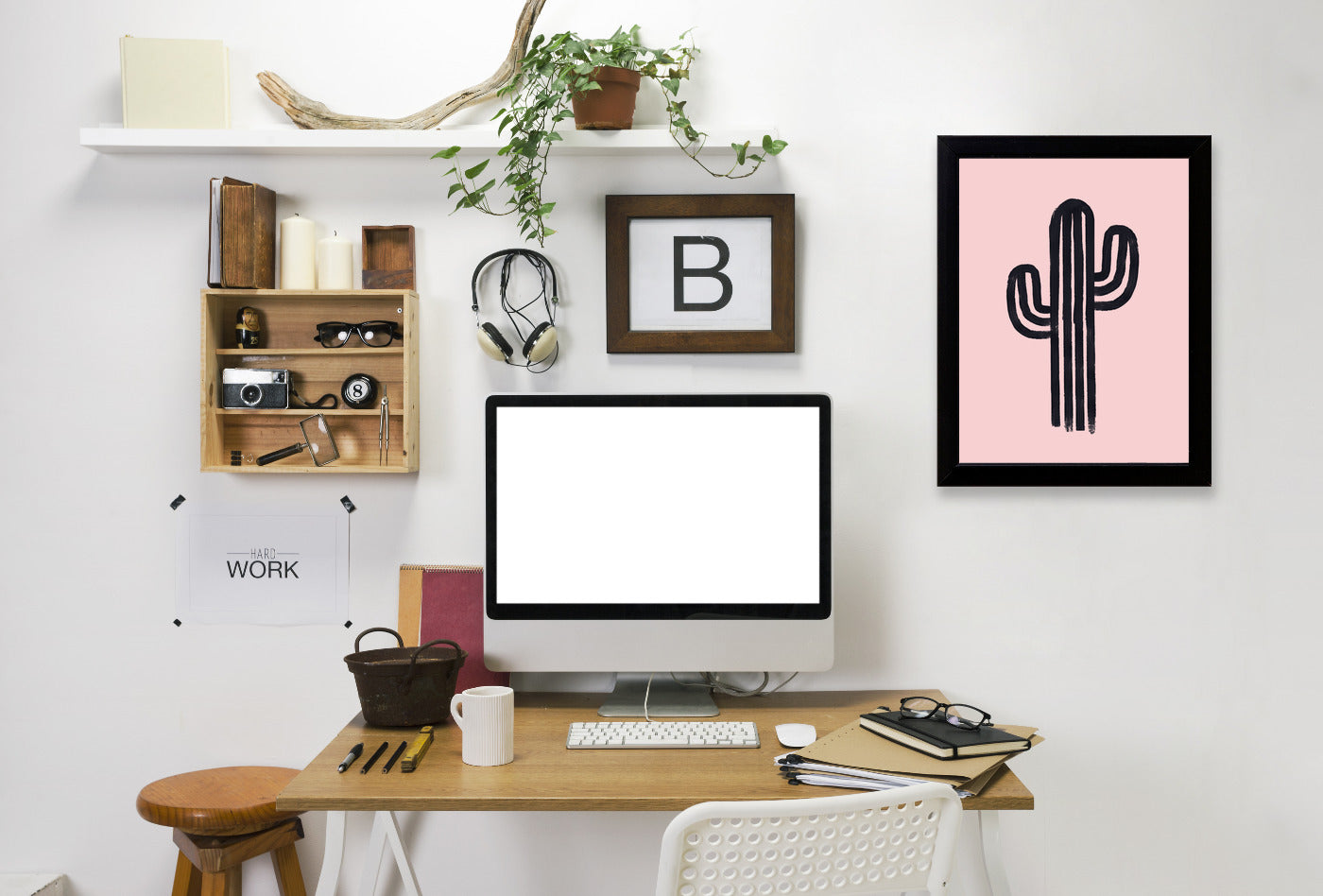 God Cactus by Emanuela Carratoni Framed Print - Americanflat