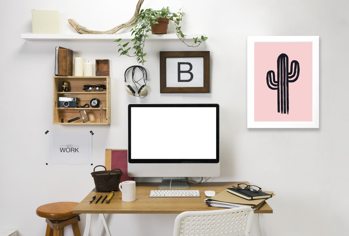 God Cactus by Emanuela Carratoni Framed Print - Americanflat