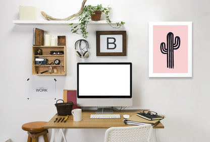 God Cactus by Emanuela Carratoni Framed Print - Americanflat