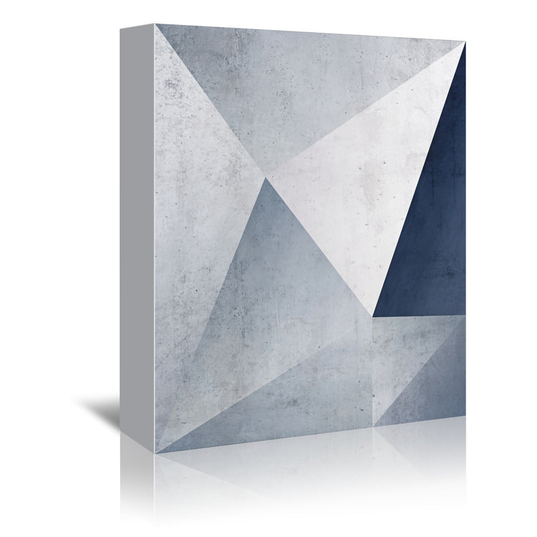 Iced Geometry by Emanuela Carratoni Wrapped Canvas - Wrapped Canvas - Americanflat