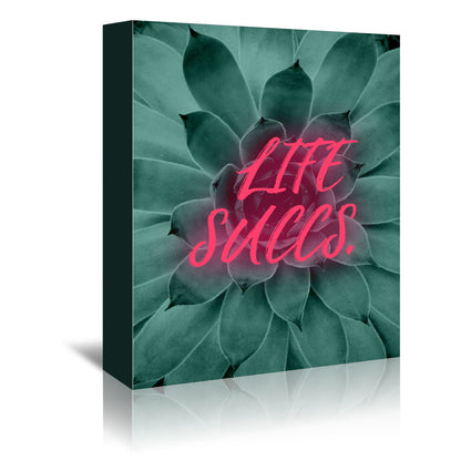Life Succs by Emanuela Carratoni Wrapped Canvas - Wrapped Canvas - Americanflat
