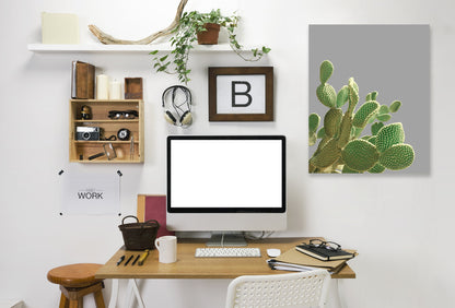 Minimal Cactus by Emanuela Carratoni Wrapped Canvas - Wrapped Canvas - Americanflat