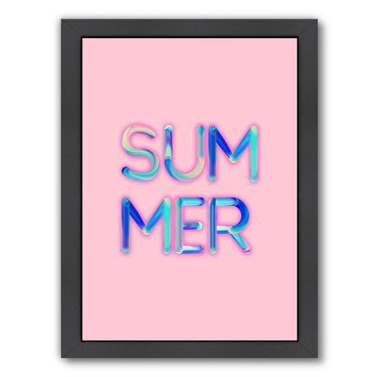 Neon Summer by Emanuela Carratoni Framed Print - Americanflat