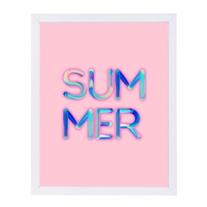 Neon Summer by Emanuela Carratoni Framed Print - Americanflat