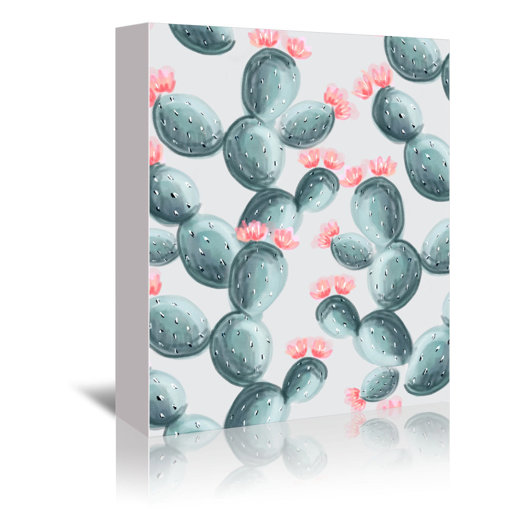 Painted Cactus by Emanuela Carratoni Wrapped Canvas - Wrapped Canvas - Americanflat