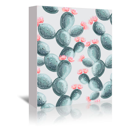 Painted Cactus by Emanuela Carratoni Wrapped Canvas - Wrapped Canvas - Americanflat