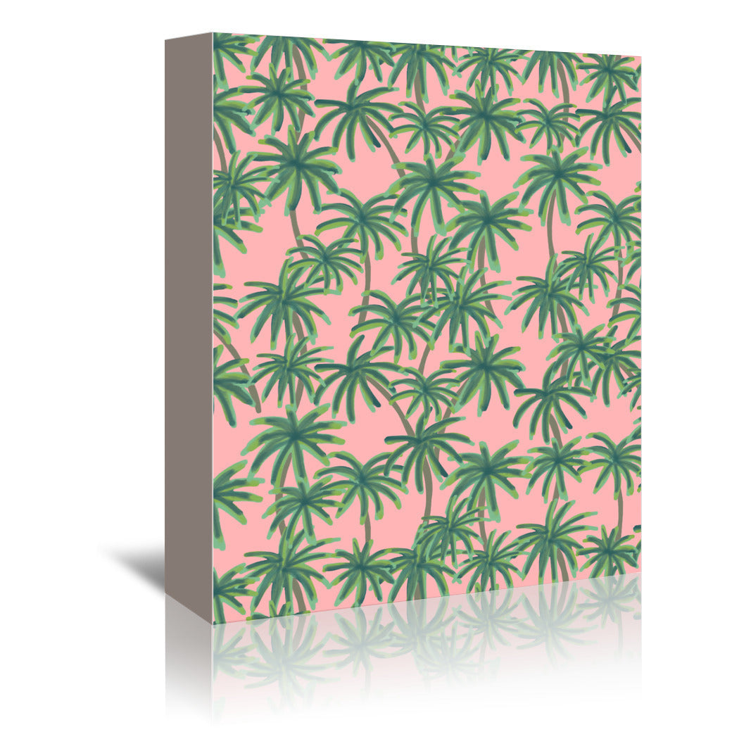 Palms Obsession by Emanuela Carratoni Wrapped Canvas - Wrapped Canvas - Americanflat