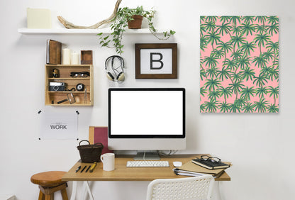 Palms Obsession by Emanuela Carratoni Wrapped Canvas - Wrapped Canvas - Americanflat