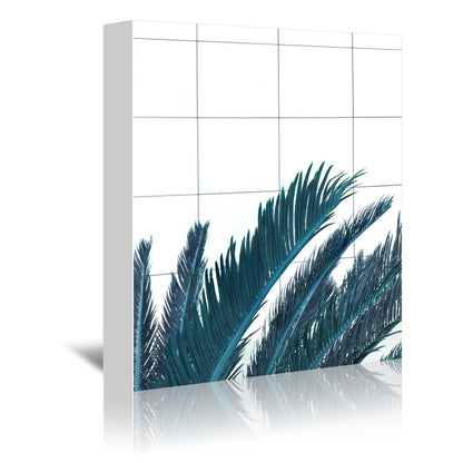 Palms On Geometry by Emanuela Carratoni Wrapped Canvas - Wrapped Canvas - Americanflat