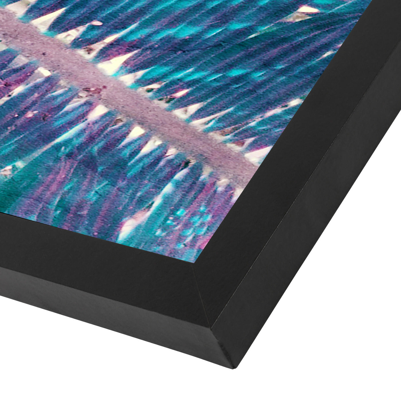 Pastel Palms Ii by Emanuela Carratoni Black Framed Print - Americanflat