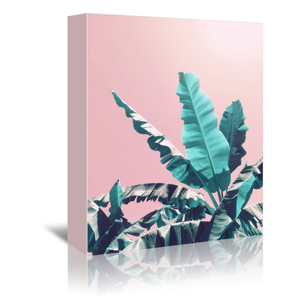 Pink Jungle by Emanuela Carratoni Wrapped Canvas - Wrapped Canvas - Americanflat