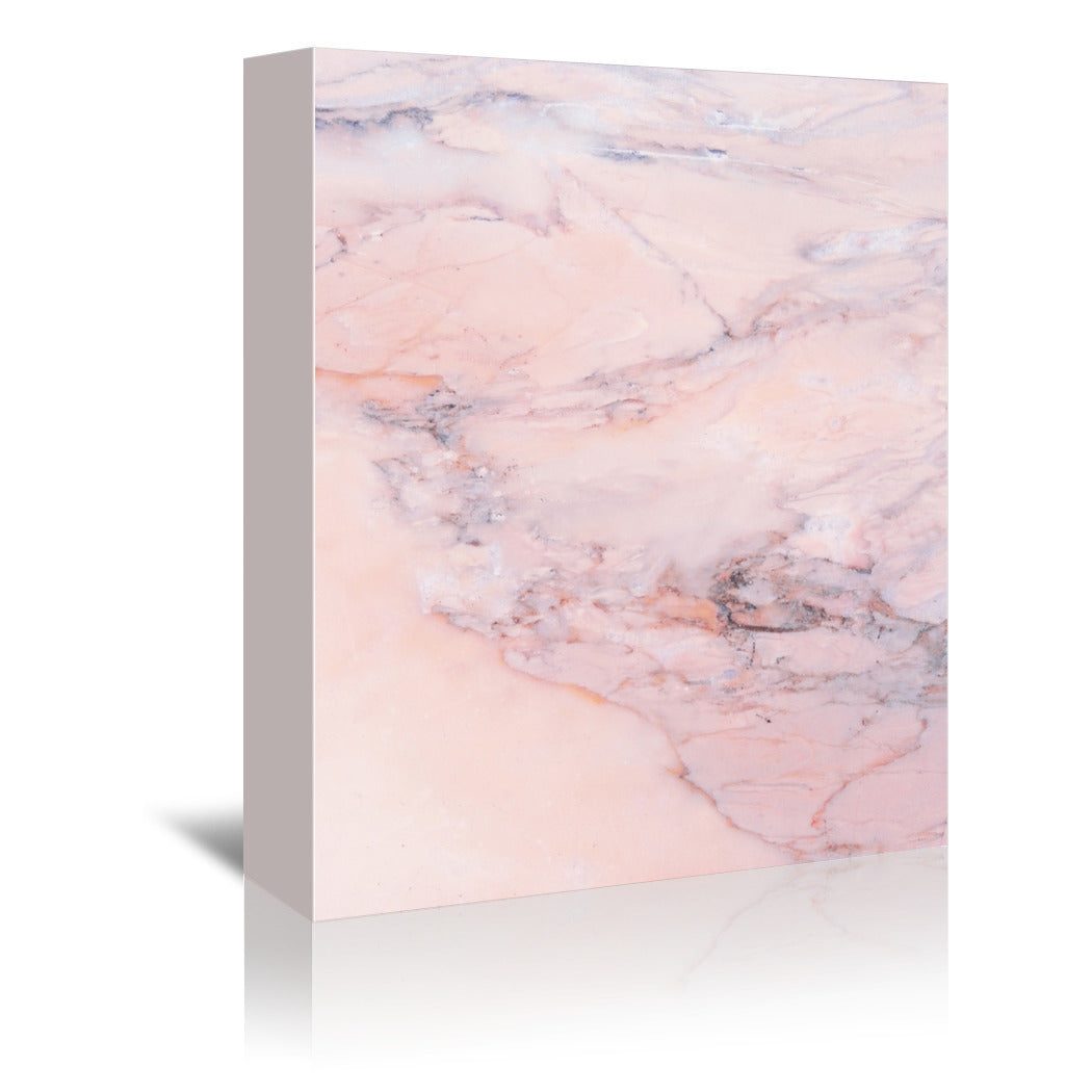 Pink Marble by Emanuela Carratoni Wrapped Canvas - Wrapped Canvas - Americanflat