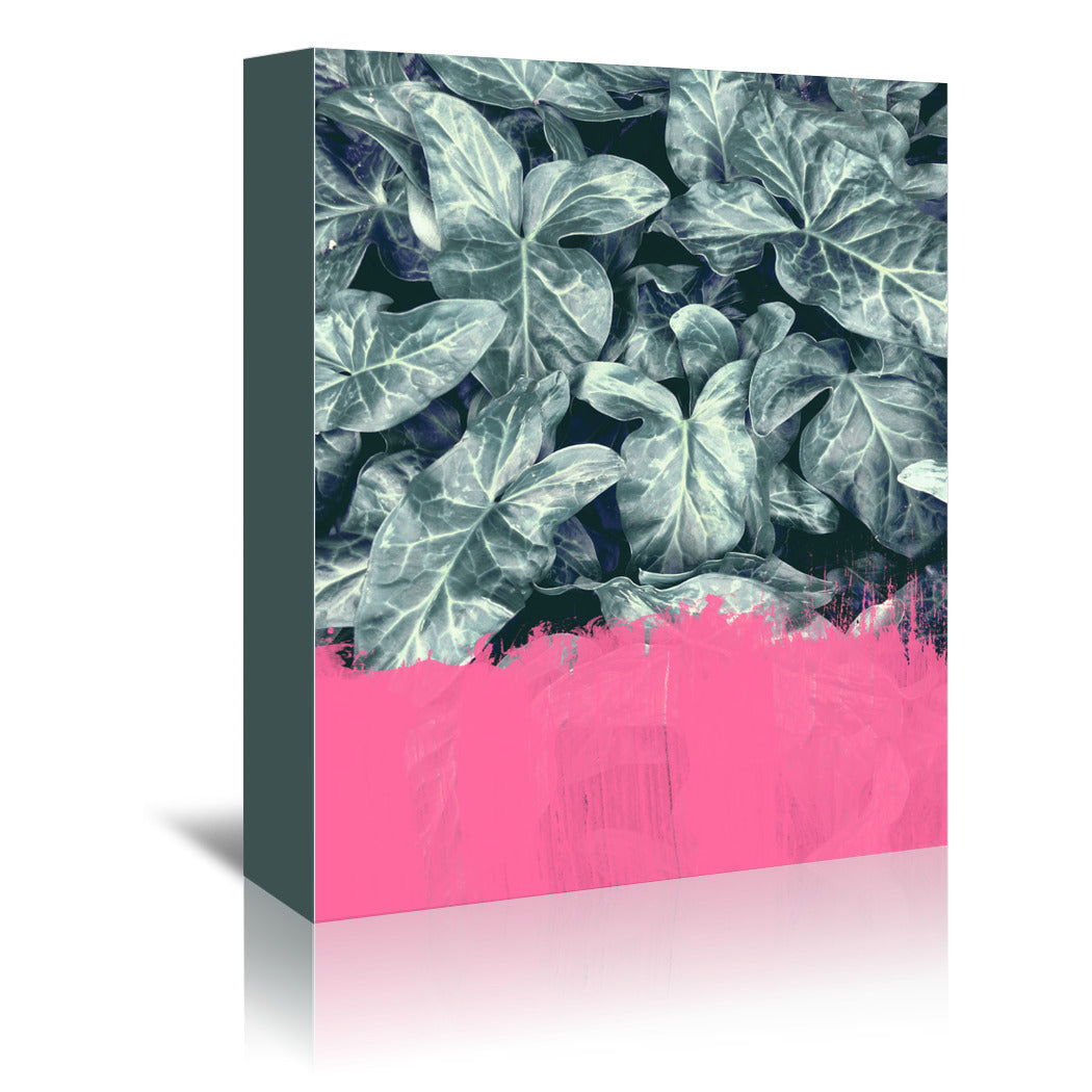 Pink Sorbet On Jungle by Emanuela Carratoni Wrapped Canvas - Wrapped Canvas - Americanflat