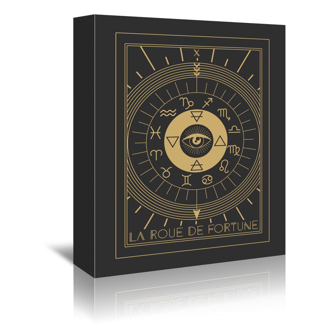 Rue De La Fortune Tarot by Emanuela Carratoni Wrapped Canvas - Wrapped Canvas - Americanflat