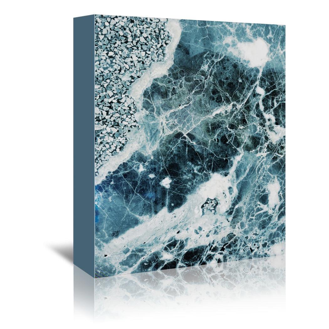 Sea Marble by Emanuela Carratoni Wrapped Canvas - Wrapped Canvas - Americanflat