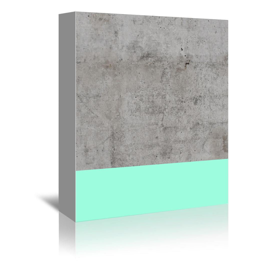 Sea On Concrete by Emanuela Carratoni Wrapped Canvas - Wrapped Canvas - Americanflat