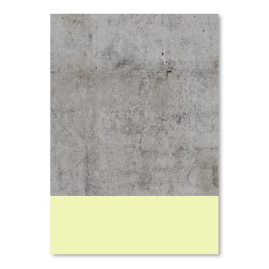 Yellow On Concrete by Emanuela Carratoni Art Print - Art Print - Americanflat