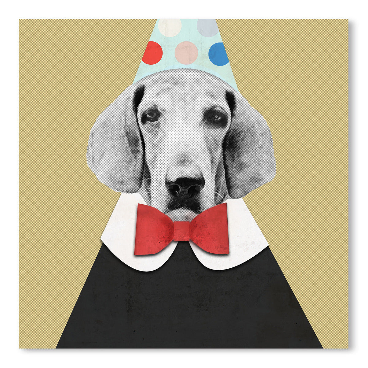Doggy Pooh The Clown by Emanuela Carratoni Art Print - Art Print - Americanflat