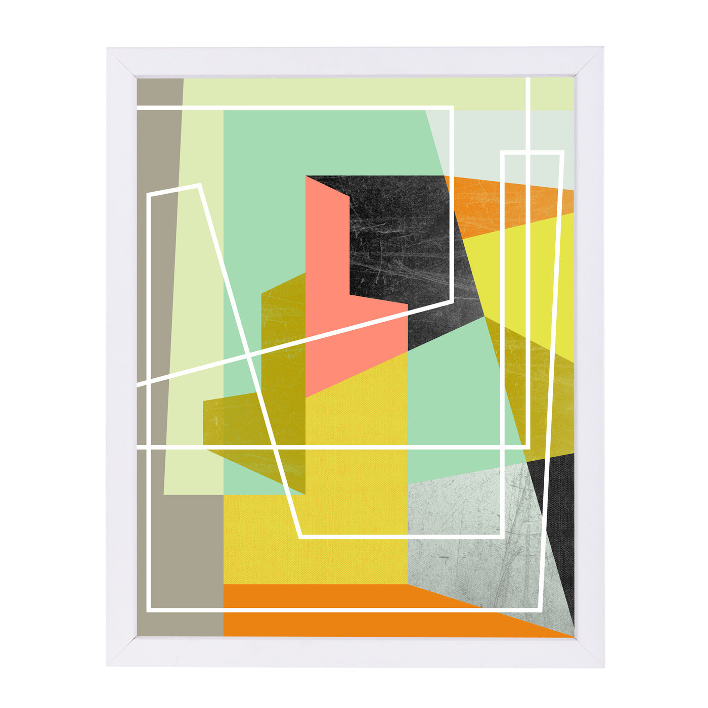 Color block Ii by Susana Paz Framed Print - Americanflat