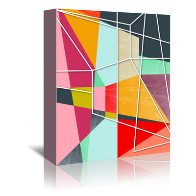 Color block V by Susana Paz Wrapped Canvas - Wrapped Canvas - Americanflat