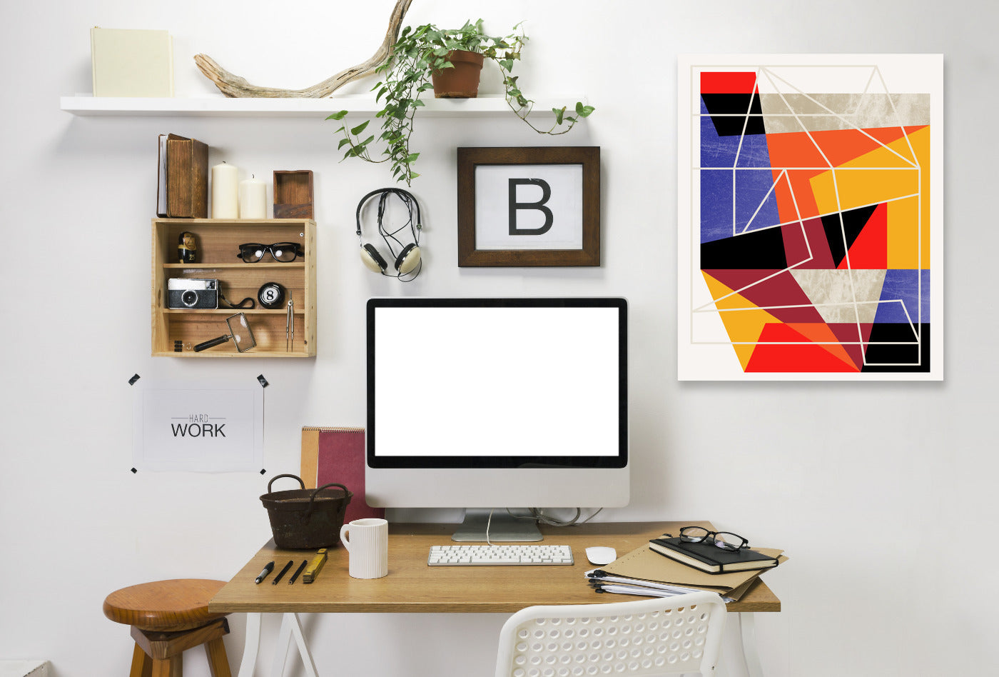Color block Vii by Susana Paz Wrapped Canvas - Wrapped Canvas - Americanflat