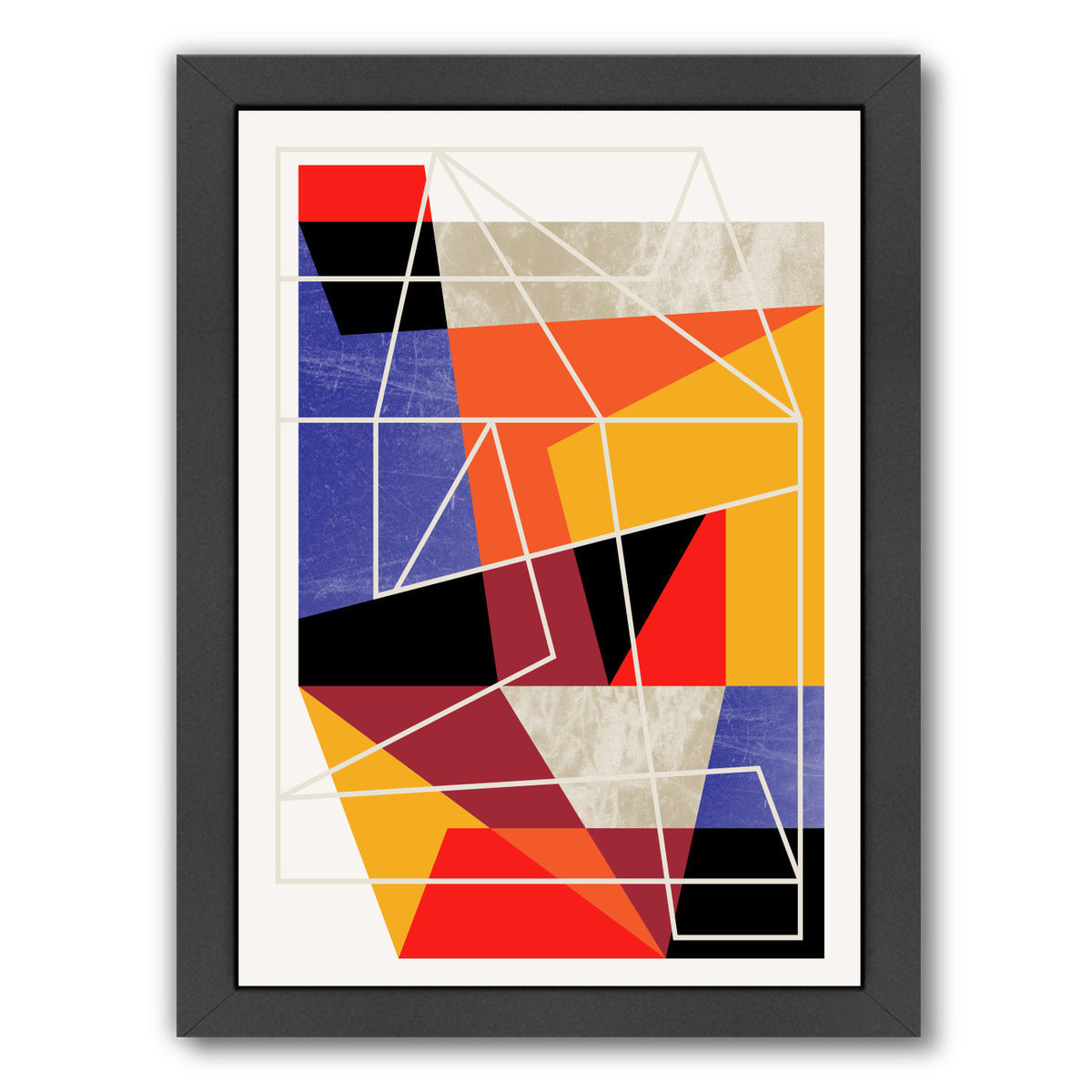 Color block Vii by Susana Paz Framed Print - Americanflat