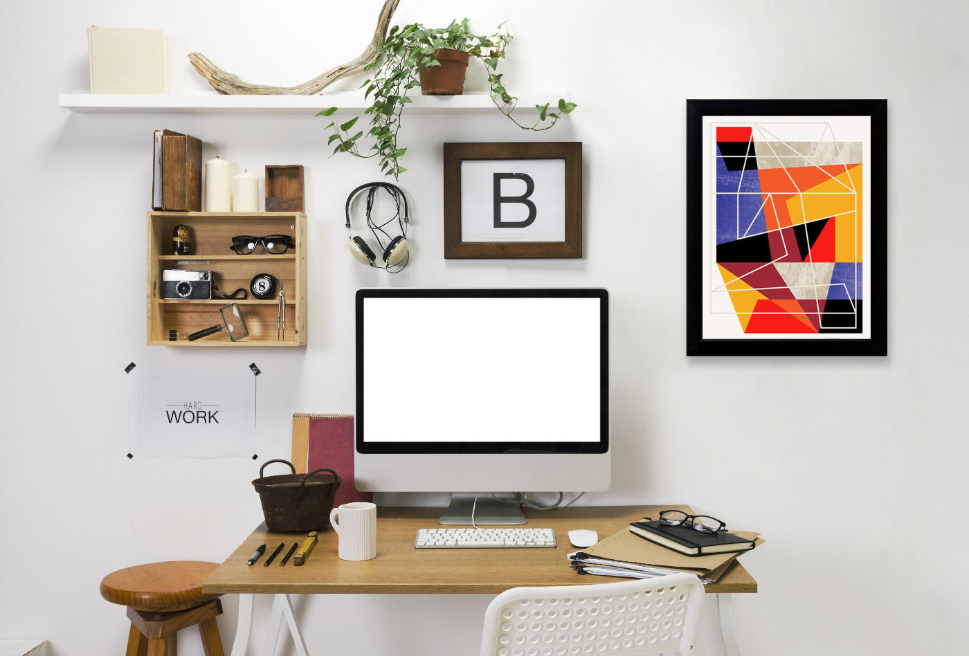 Color block Vii by Susana Paz Framed Print - Americanflat