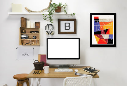 Color block Vii by Susana Paz Framed Print - Americanflat
